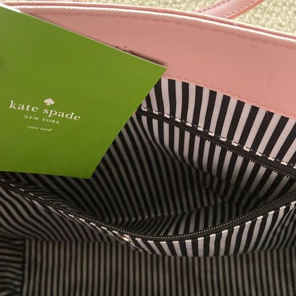 NEW Kate Spade Cedar Street Perforated Taylor Bag Handbag Texture Pink 2014 NWT - Picture 10 of 12